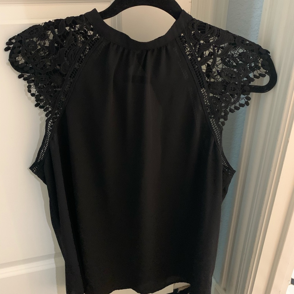 Black tank top